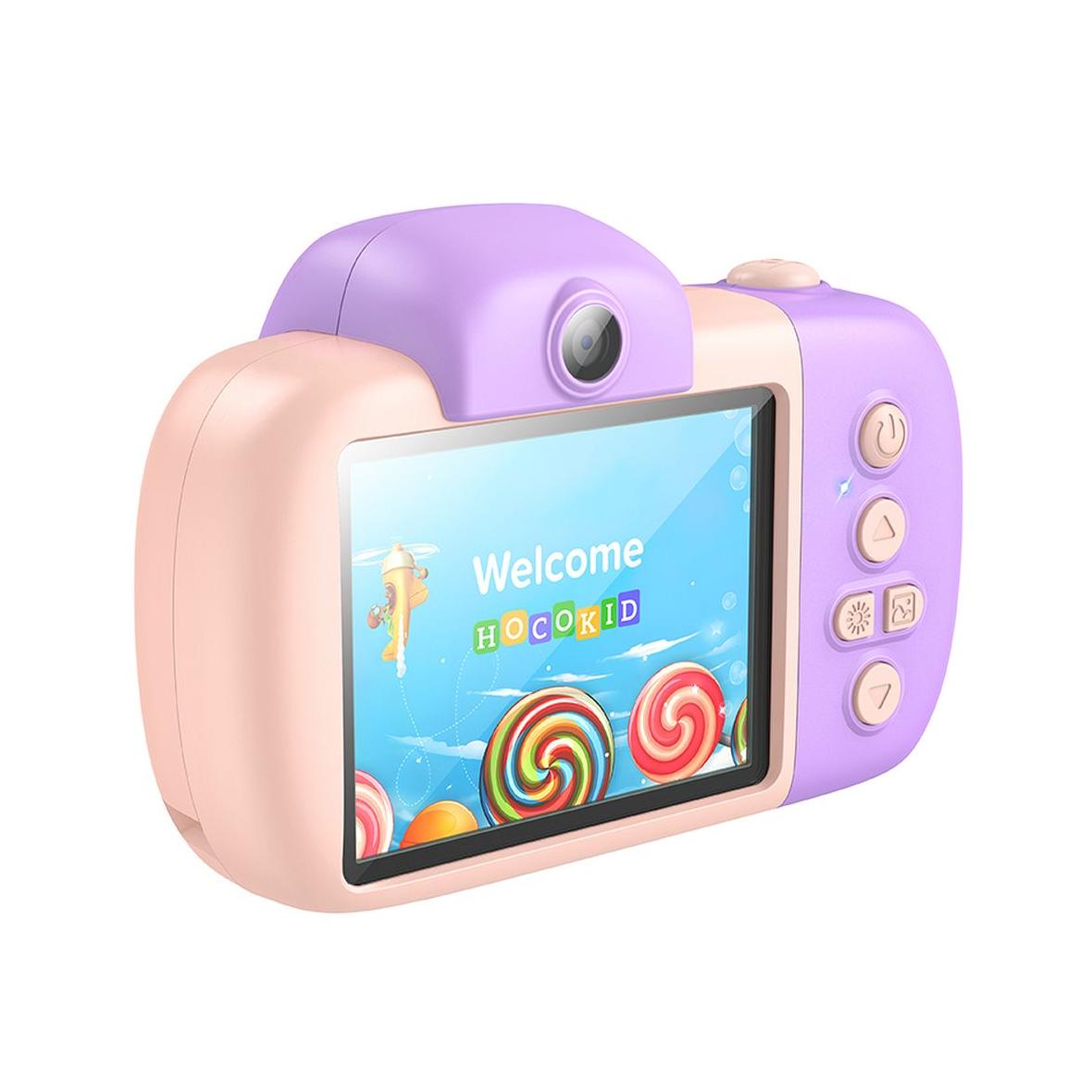 Aparat cyfrowy dla dzieci Hoco 2MP 2,4" Full HD DV201 różowy 0INT