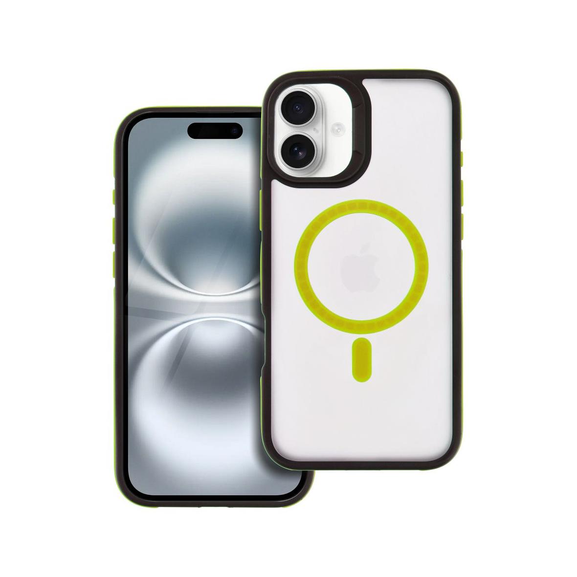 Futerał do iPhone 16 PLUS Neo zgodny z MagSafe żółty