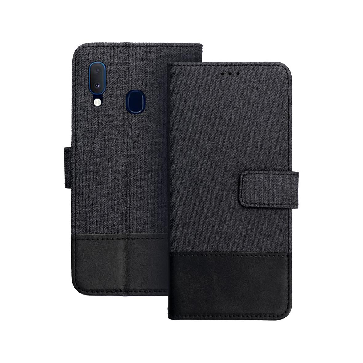 Etui z klapką na Samsung A20e Gomma Book czarne