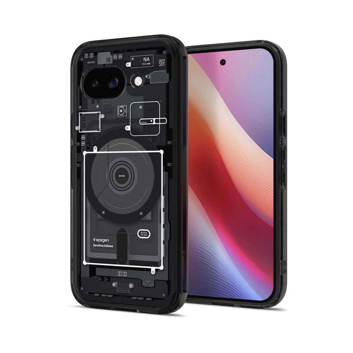 SPIGEN futerał ULTRA HYBRID MAG kompatybilny z MagSafe do GOOGLE PIXEL 9A zero one black