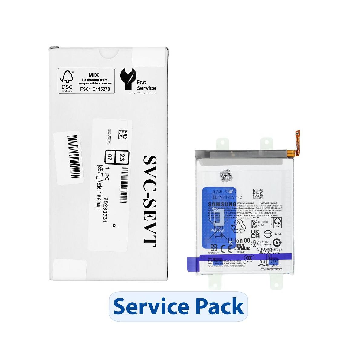 ServicePack Bateria EB-BS928ABY do SAMSUNG S24 Ultra S928B GH82-33387A