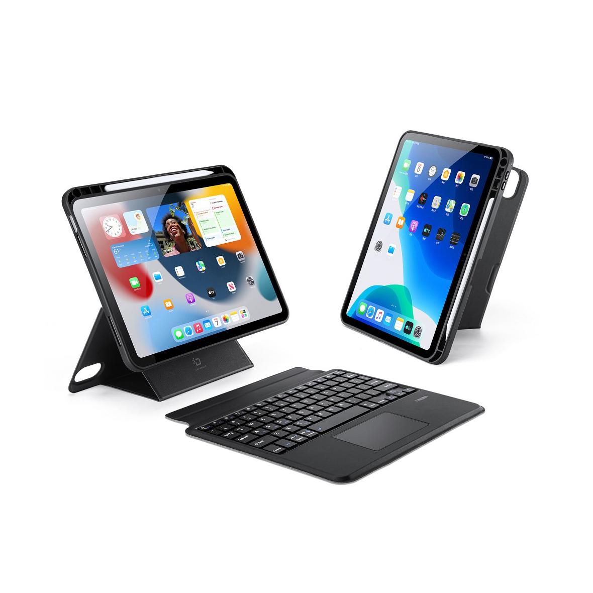 DUX DUCIS etui DK składane z klawiaturą bezprzewodową do iPad 10 (2022) czarne