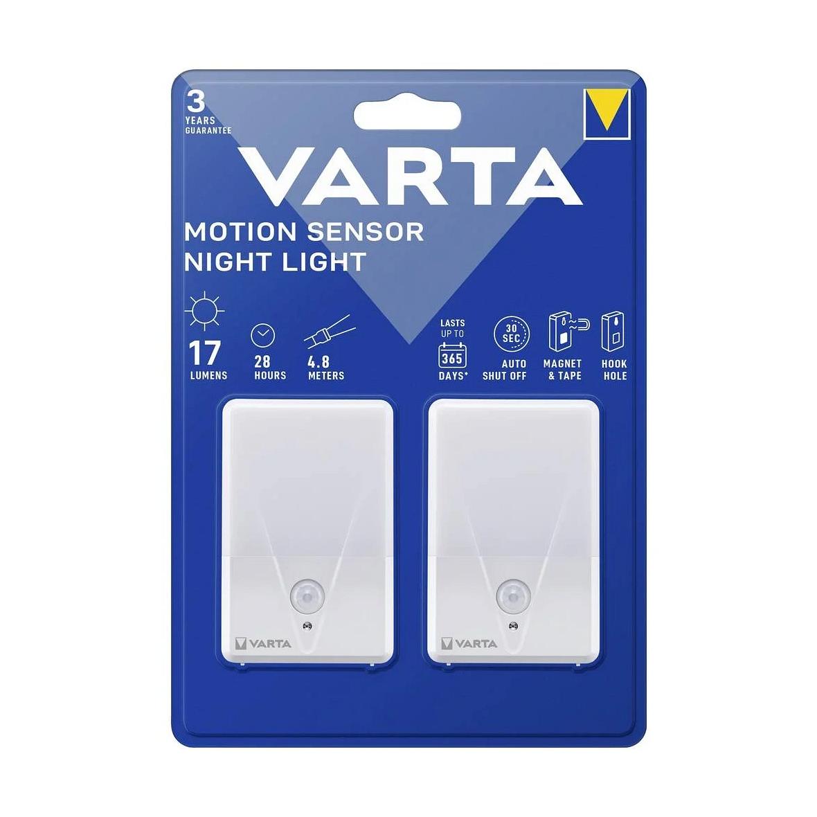 VARTA lampka nocna z czujnikiem ruchu (Motion sensor night lamp) 16624 2 szt