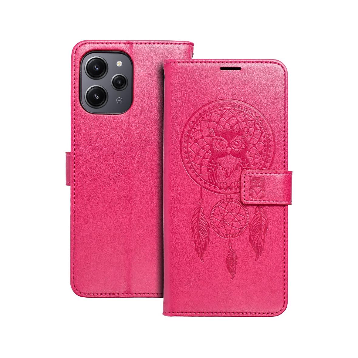 Etui z klapką Mezzo Book na Xiaomi Redmi 12 4G / 12 5G łapacz snów magenta
