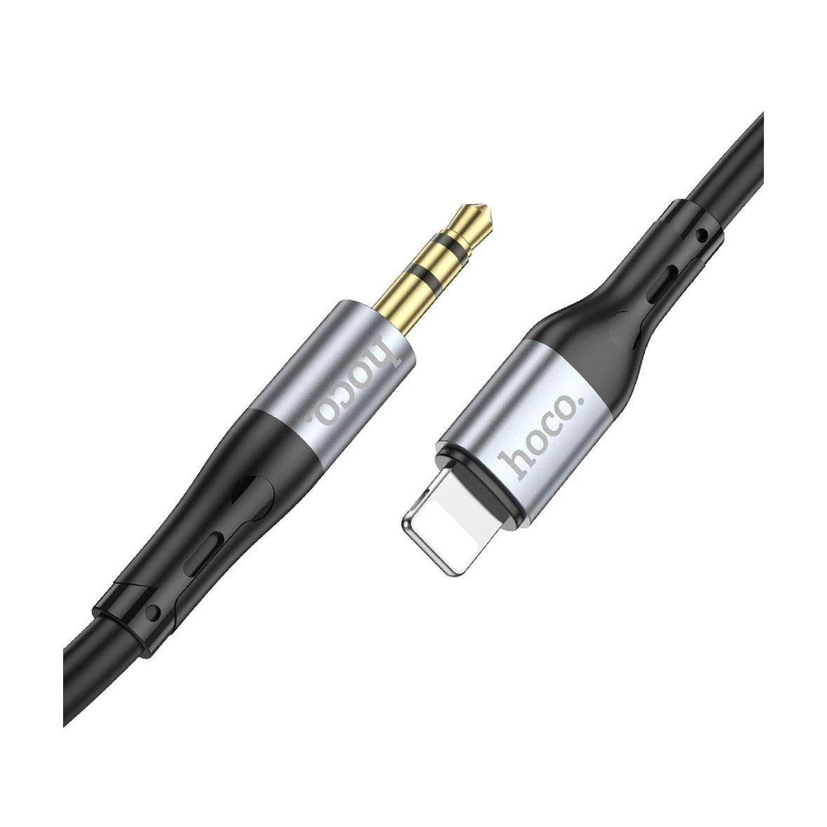 Kabel AUX Jack 3,5 mm do Lightning Hoco 1 m UPA22 czarny