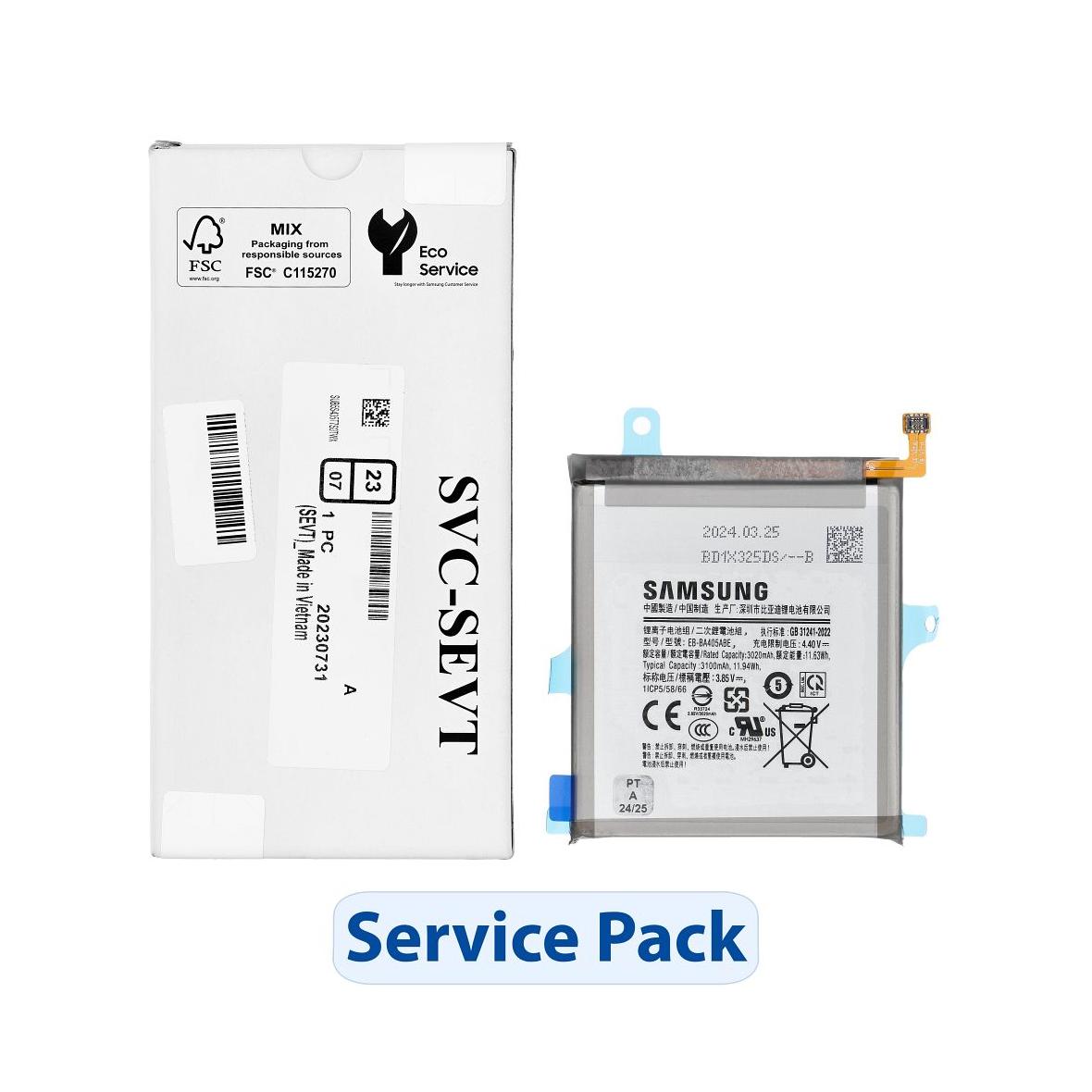 ServicePack Bateria EB-BA405ABE do SAMSUNG A40 A405