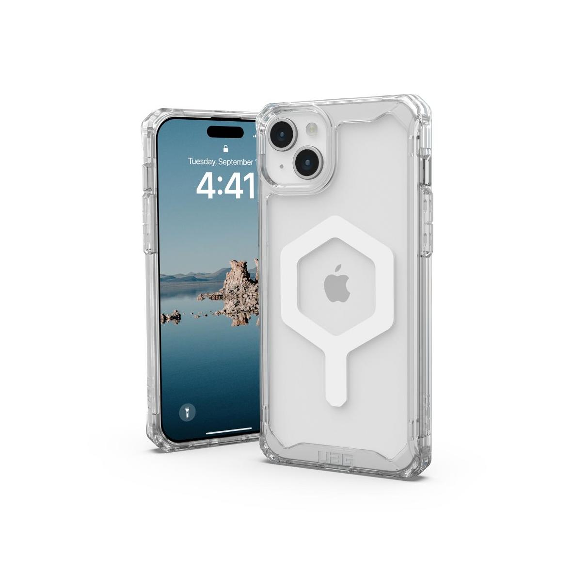 UAG Urban Armor Gear futerał PLYO kompatybilny z Magsafe do IPHONE 15 Plus ice white