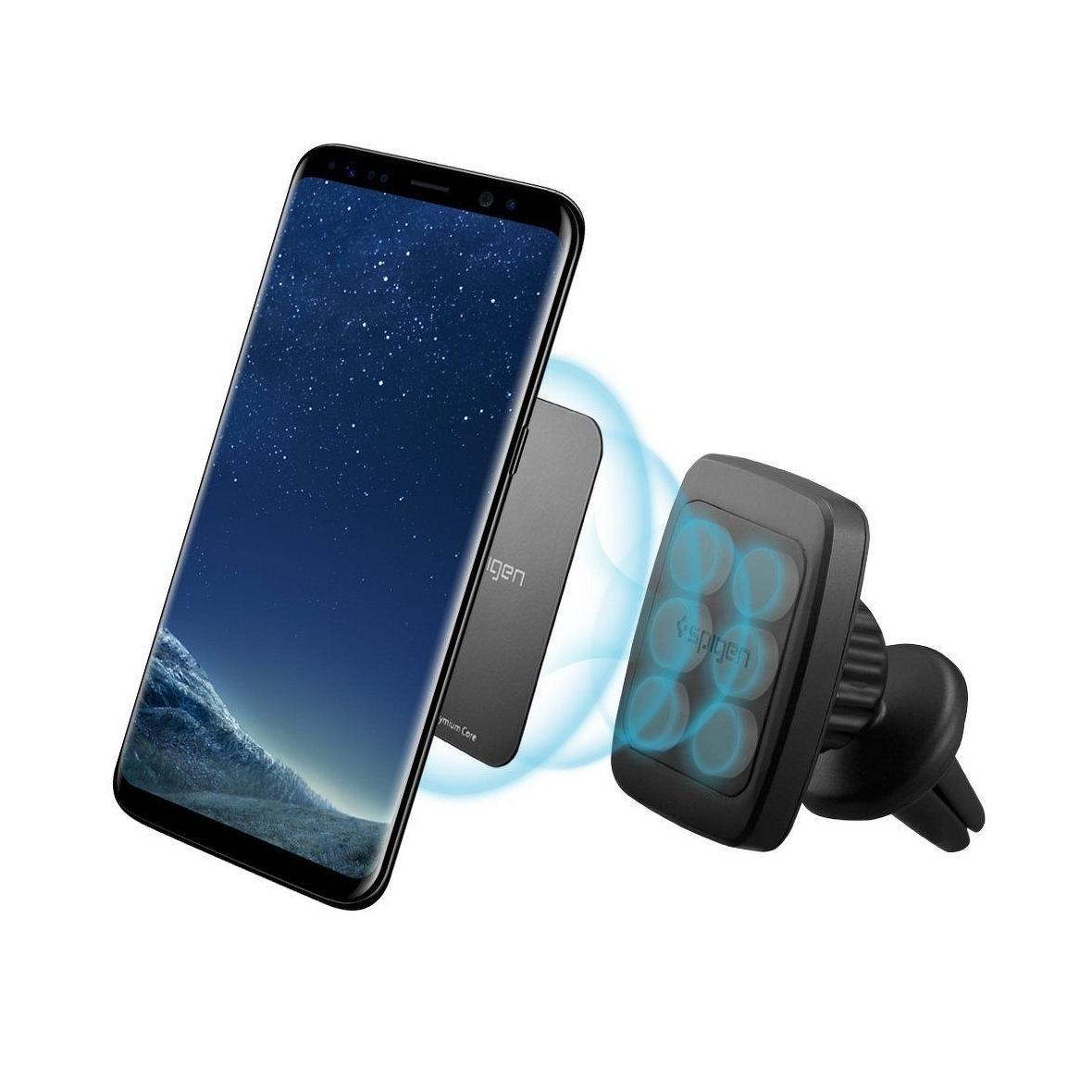 SPIGEN uchwyt samochodowy magnetyczny do kratki H12 czarny