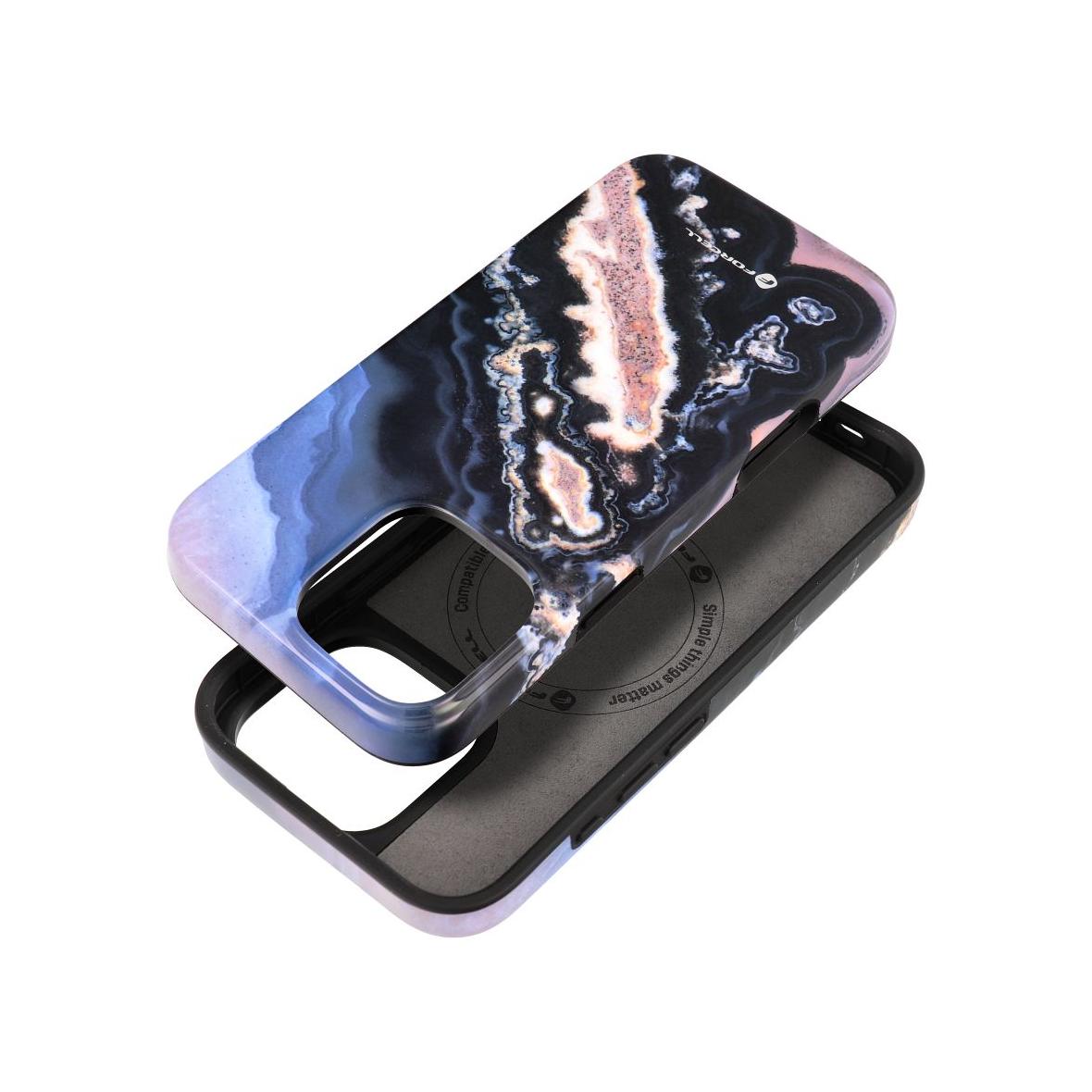 Etui na iPhone 16 PRO MAX Forcell F-Protect Mirage zgodny z MagSafe Military Drop-Test gold island