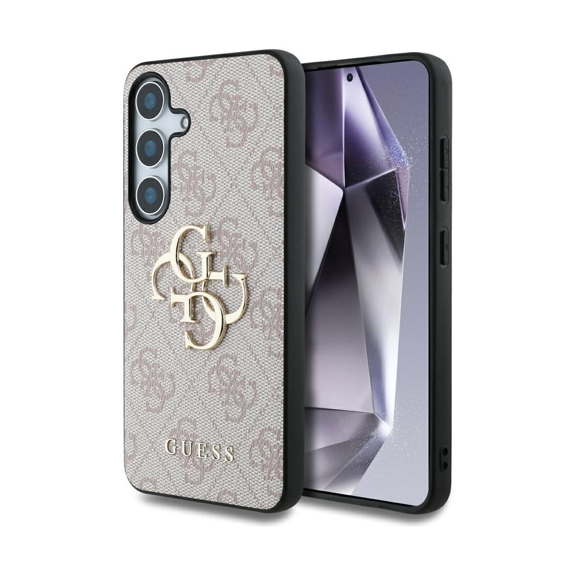 GUESS futerał do SAMSUNG S25 GUHCS25S4GMGPI (4G PU Big Logo) różowy