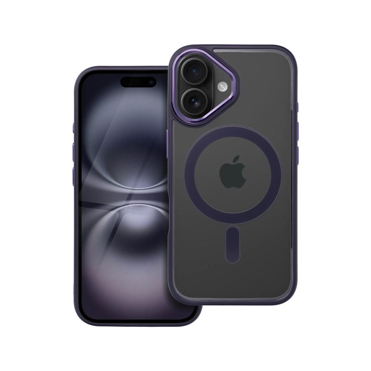 Futerał do iPhone 16 Color Edge Mag Cover zgodny z MagSafe fioletowy