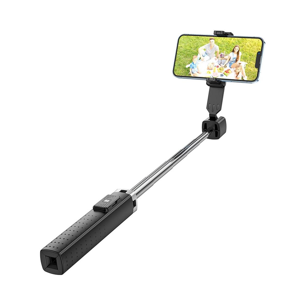 Selfie stick Hoco fourpod z pilotem bezprzewodowym K18 czarny