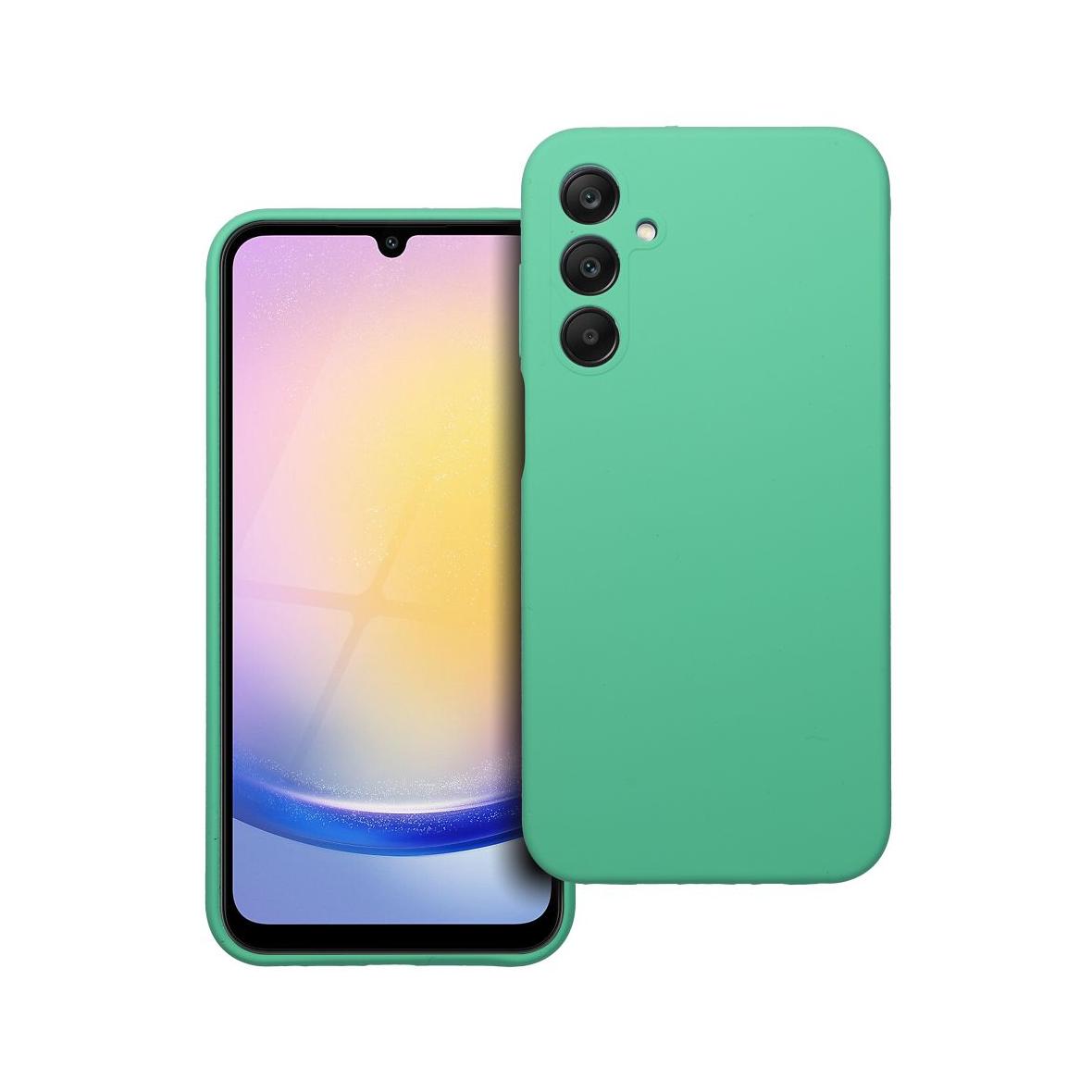 Futerał do Samsung A25 5G Silicone 2mm miętowy