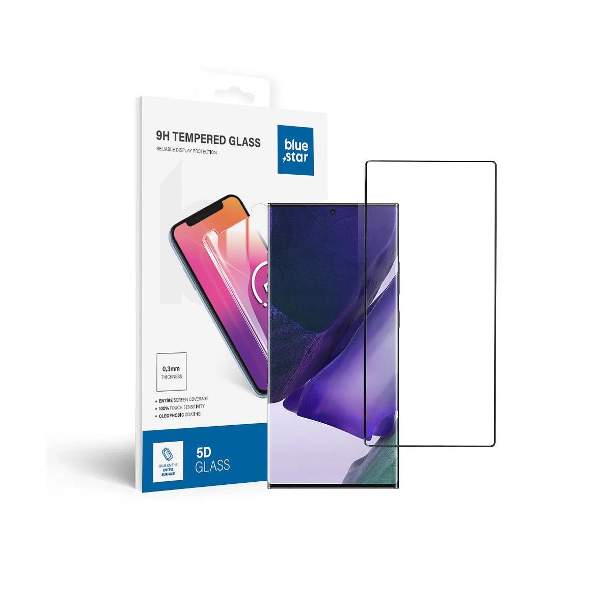 Szkło hartowane do Samsung Galaxy Note 20 ULTRA (full glue/case friendly/działający czytnik) - czarny