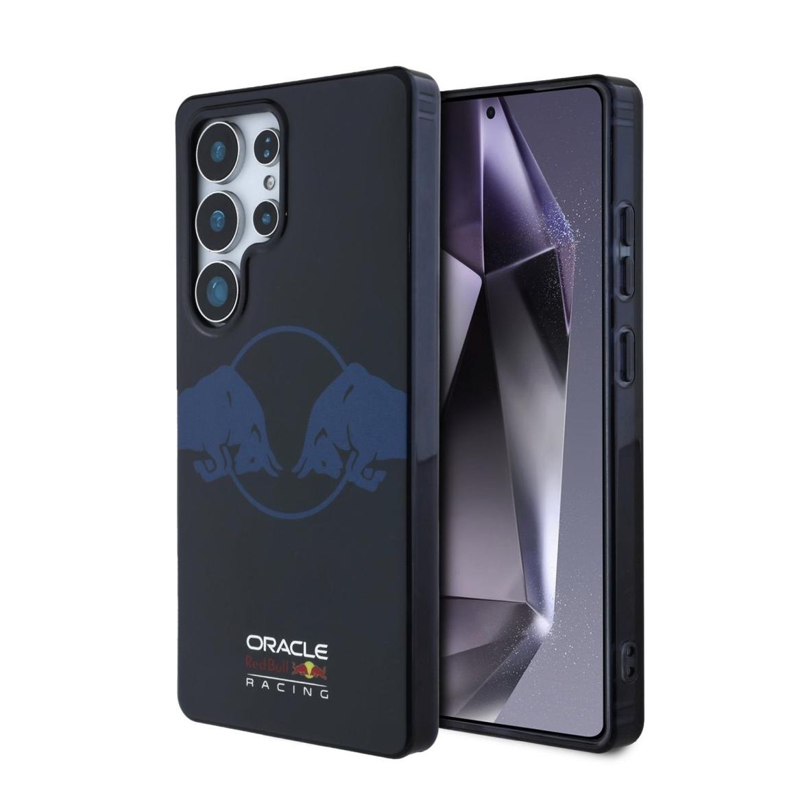RED BULL futerał do SAMSUNG S25 Ultra RBHMS25L24HIDBV (Magnetic IML Transparent PC Two Bulls) navy