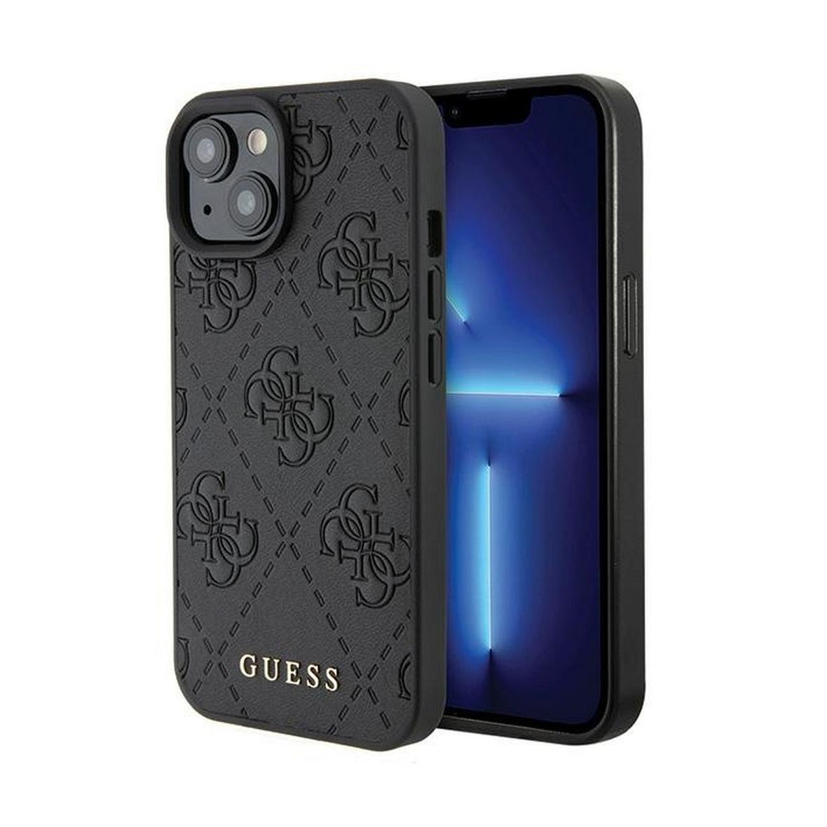 GUESS futerał do IPHONE 15 GUHCP15SP4EPMK (Quilted 4G Classic) czarny