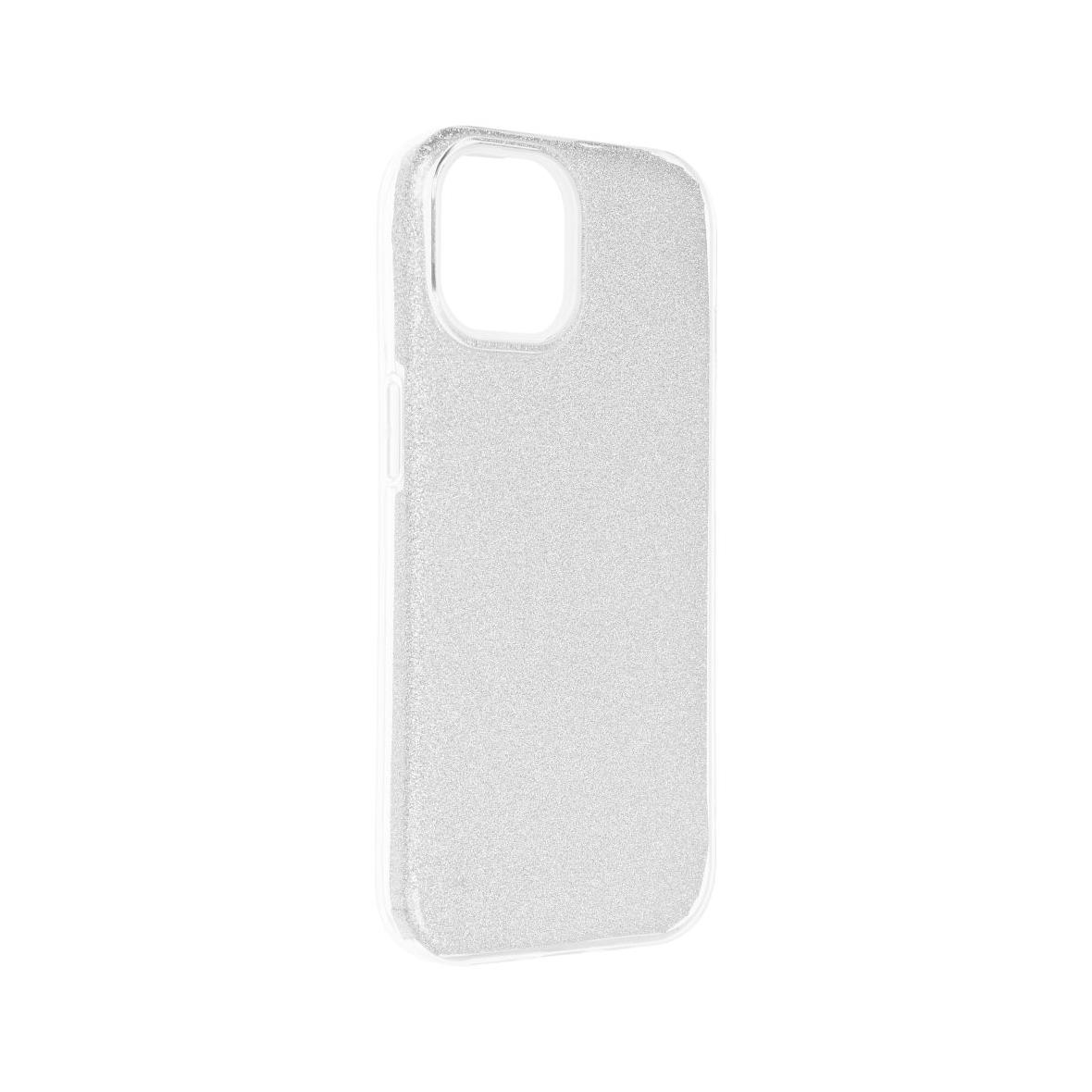 Futerał SHINING do IPHONE 15 srebrny
