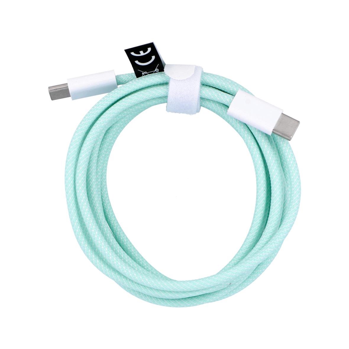Kabel Typ C do Typ C PD QC3.0 3A 60W C263 2 m zielony