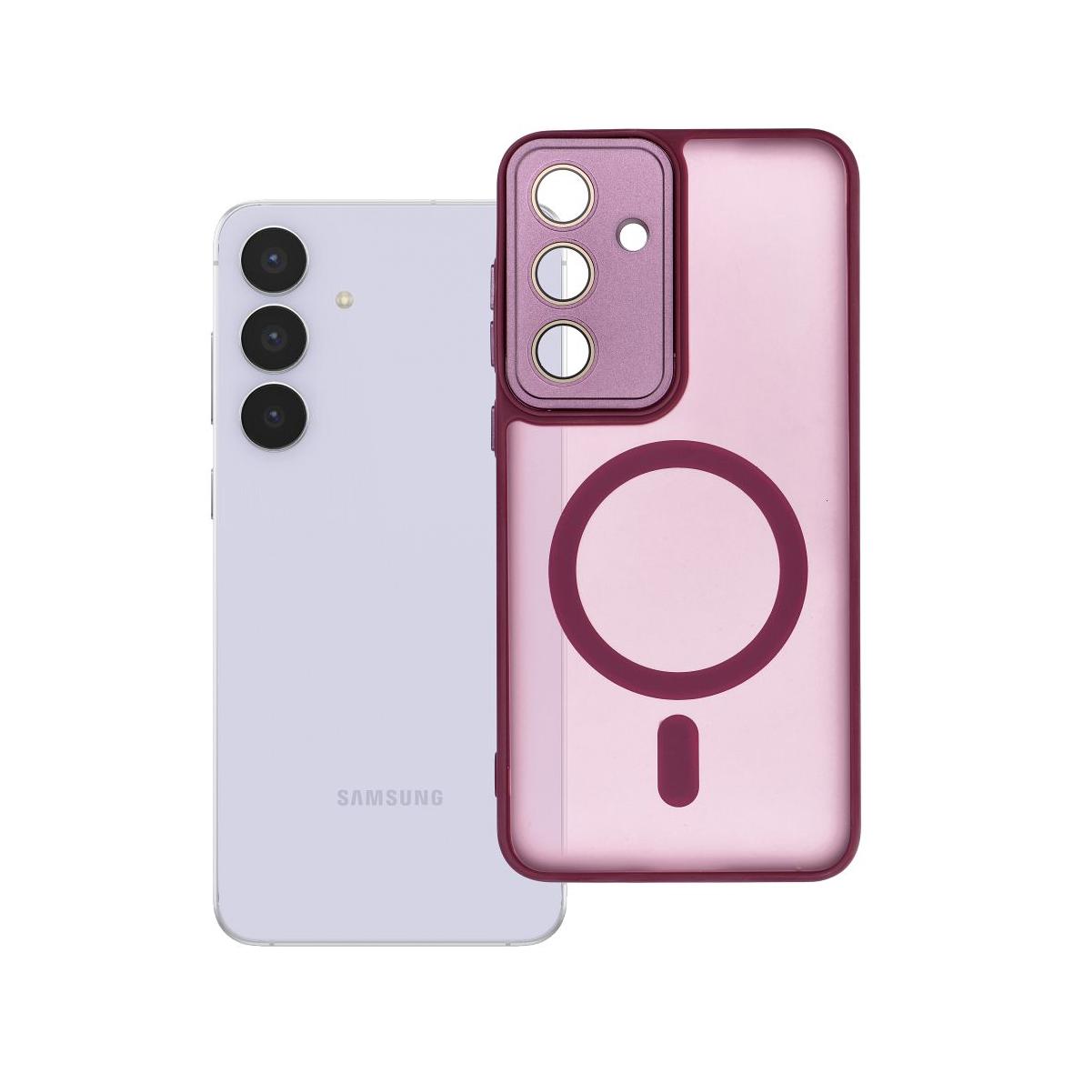Futerał do Samsung S25 FE Variete Mag Cover zgodny z MagSafe fioletowy