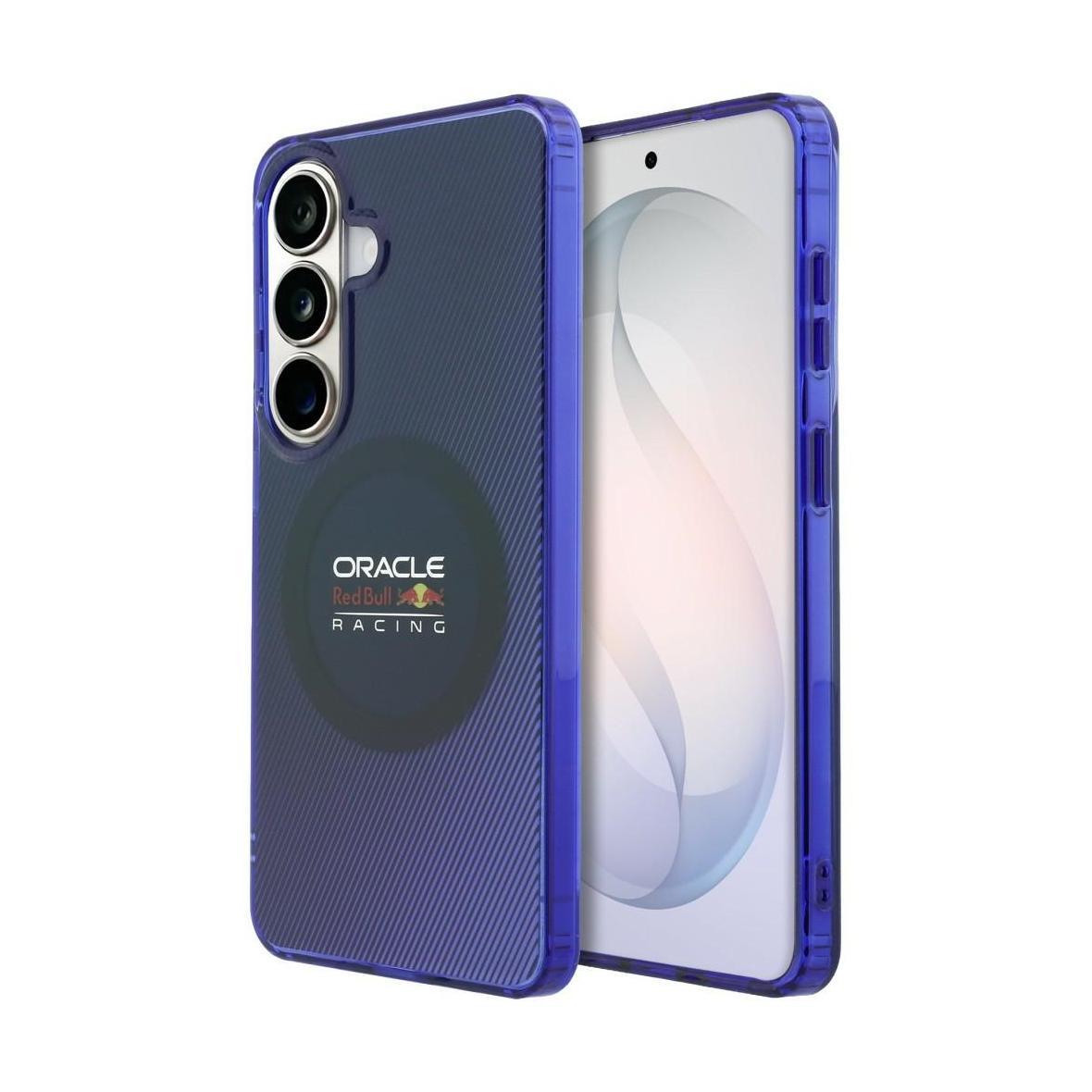RED BULL futerał do SAMSUNG S26 RBHMS26S24HGDSV (Magnetic Double Layer PC Blended Lines) navy
