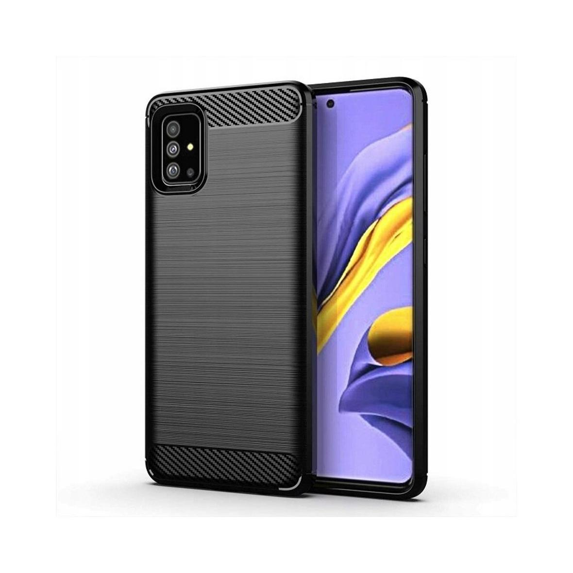 Futerał do Samsung A71 5G Carbon czarny