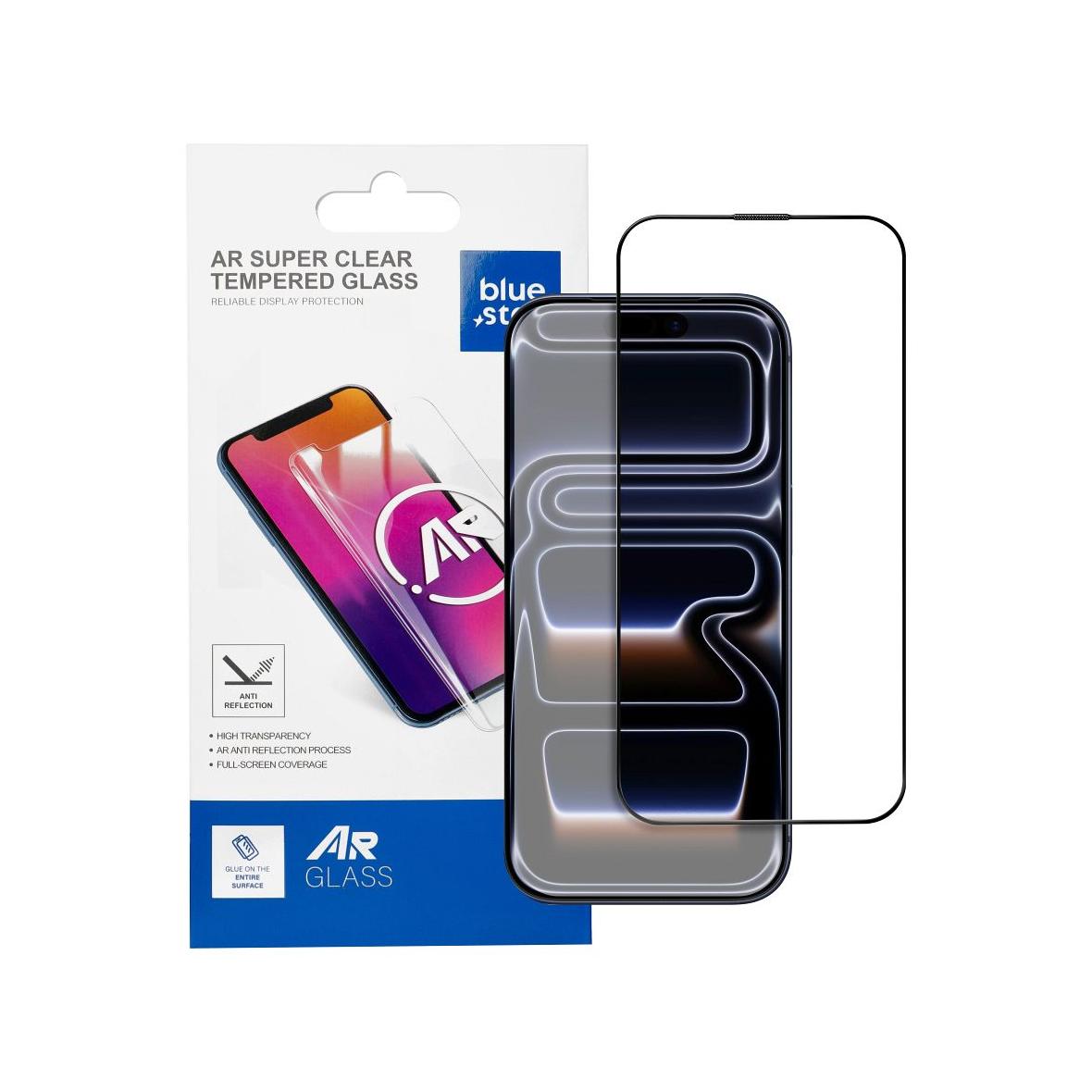 Szkło hartowane do iPhone 14 PRO MAX Blue Star 5D AR czarne