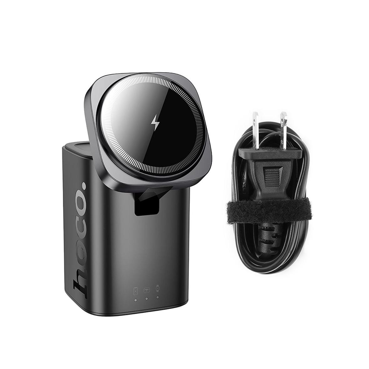 Ładowarka indukcyjna Hoco 6w1 PD QC 65W kompatybilna z Apple Watch CQ20A czarna
