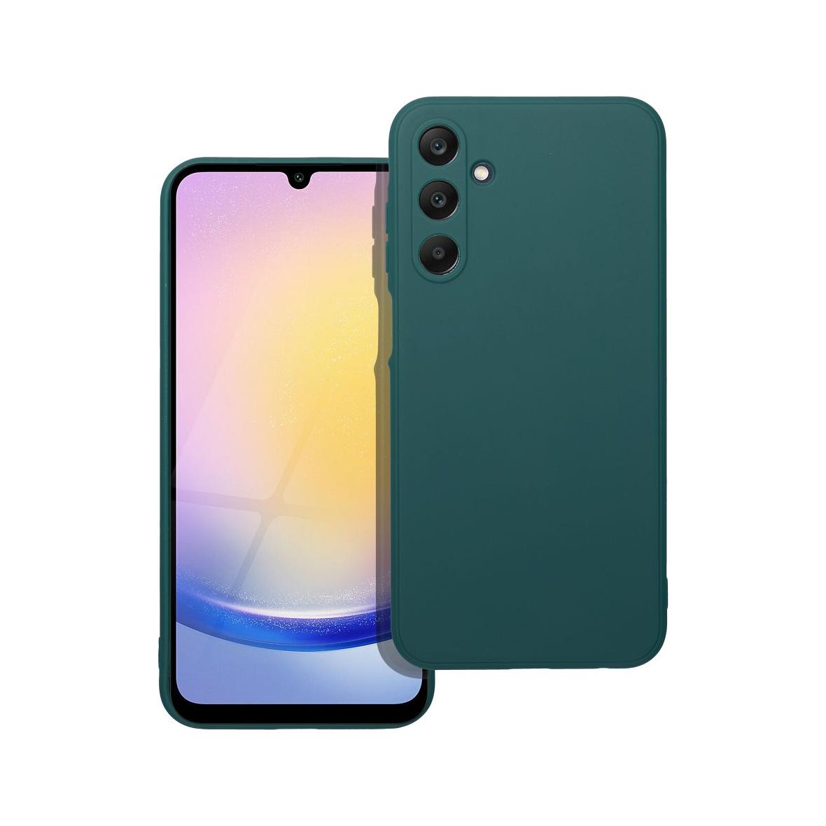 Futerał do Samsung A25 5G Matt ciemnozielony