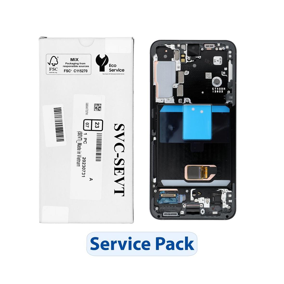 ServicePack Wyświetlacz LCD SAMSUNG S22 S901 GH82-27520E Grey