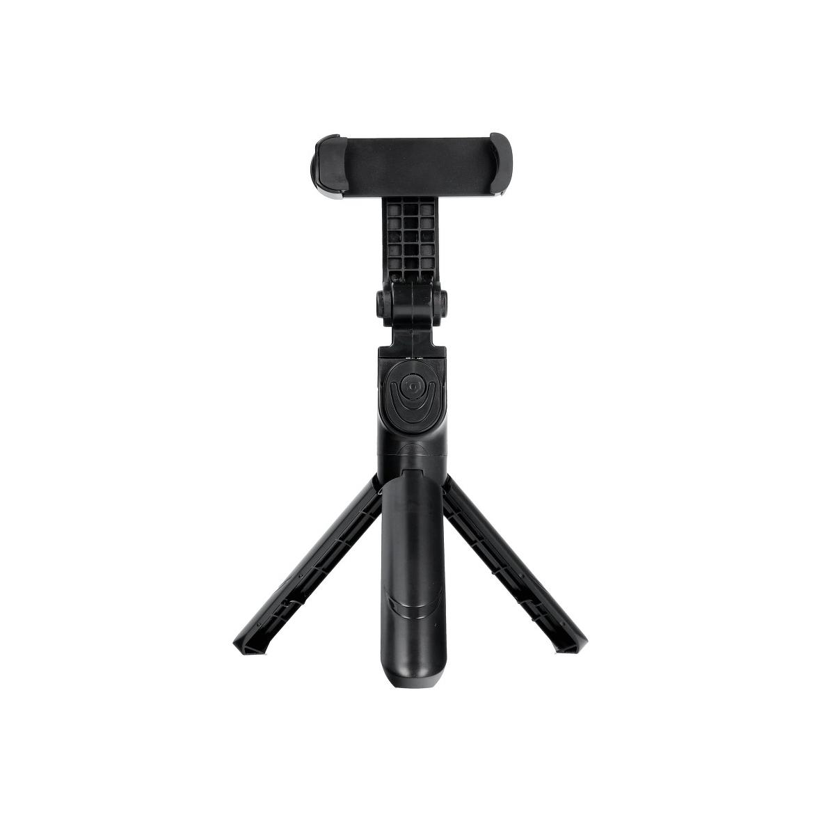 Uchwyt selfie z pilotem bezprzewodowym tripod SSTR-12 czarny