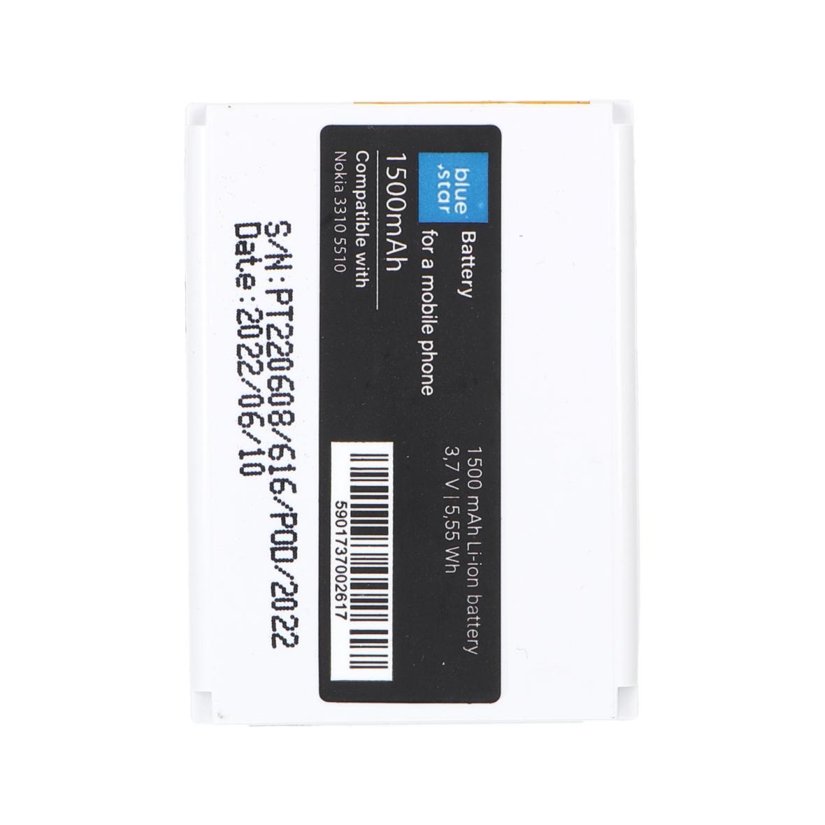 Bateria do Nokia 3310 / 5510 1500 mAh Blue Star