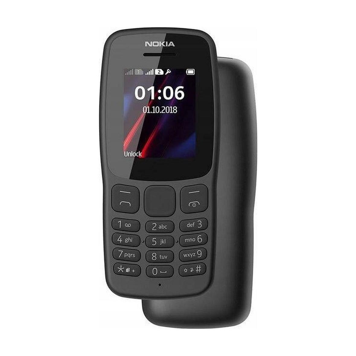 Telefon komórkowy Nokia 106 2G DualSim czarny
