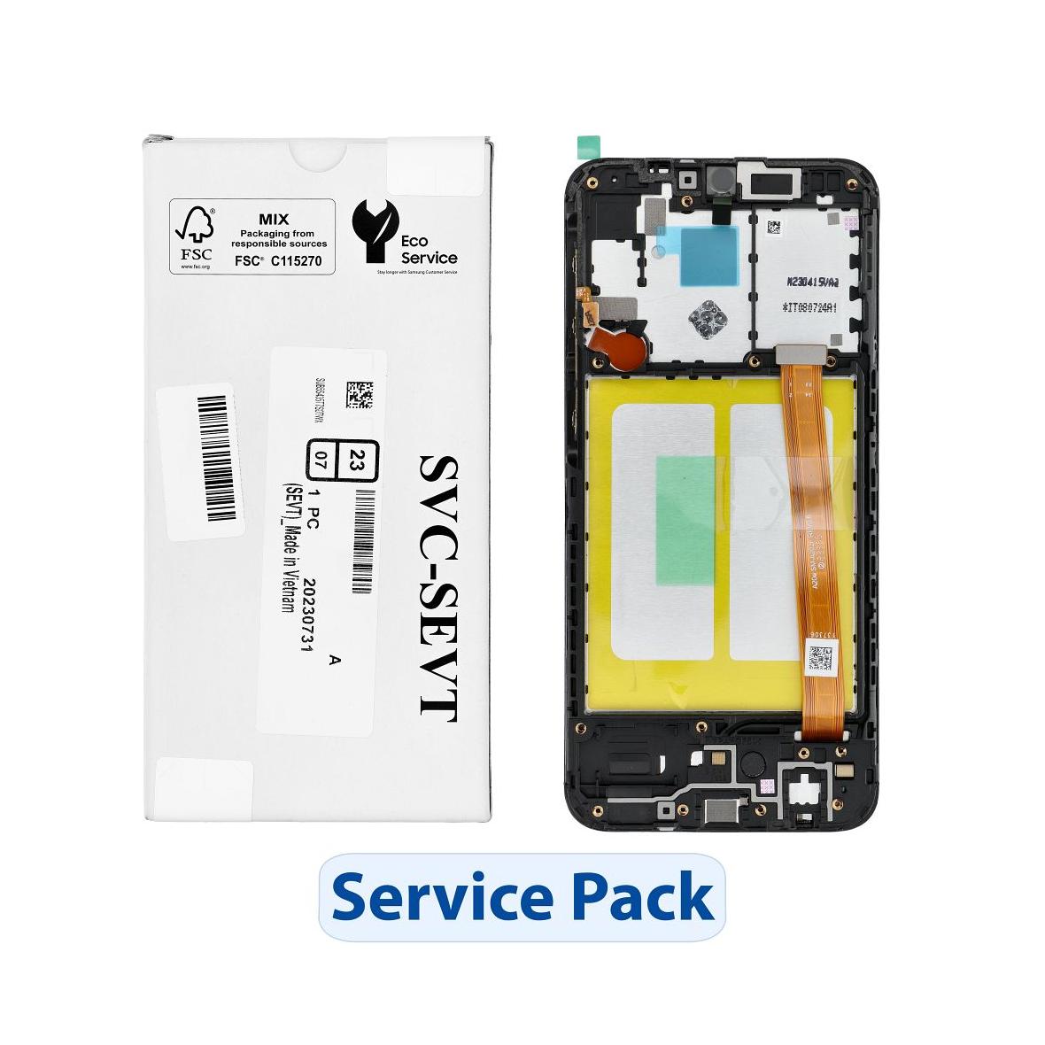 ServicePack Wyświetlacz LCD SAMSUNG A20e A202F GH82-20186A