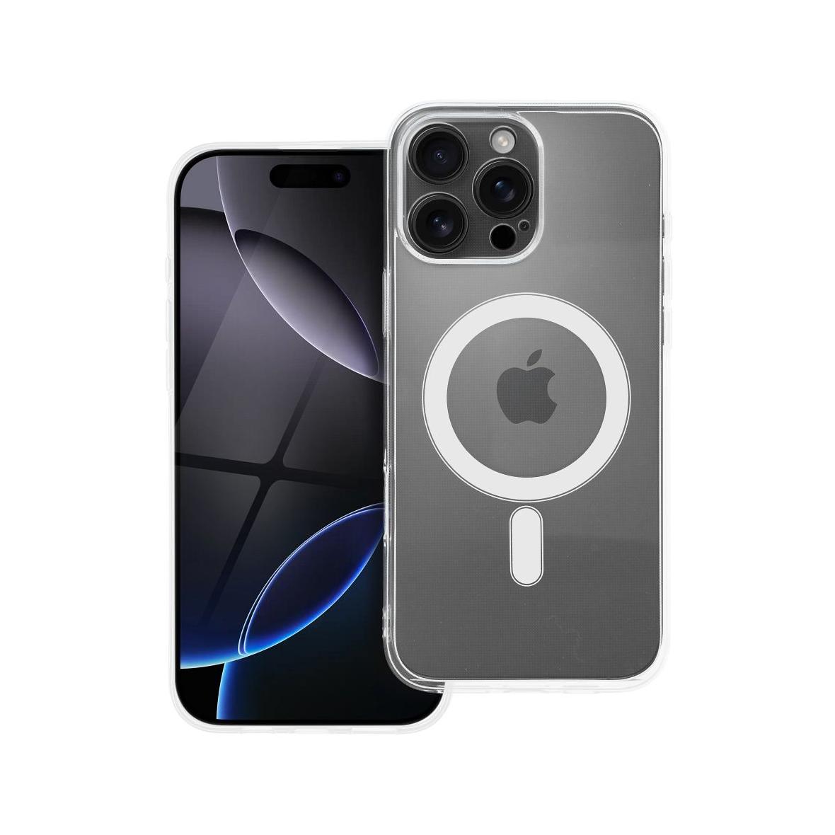 Futerał do iPhone 16 PRO MAX Clear Case 2 mm Mag Cover zgodny z MagSafe (camera protection) transparentny