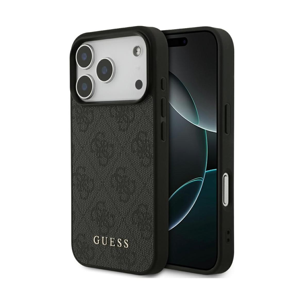 GUESS futerał do IPHONE 17 Pro GUHCP17LG4GFGR (PU 4G Classic) czarny