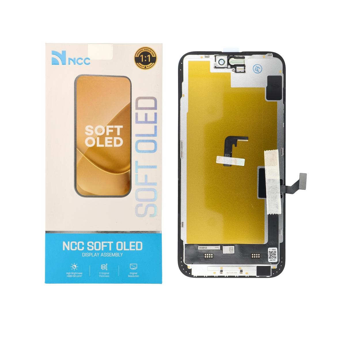 NCC Wyświetlacz do IPHONE 15 Plus Soft Oled (możliwa wymiana IC)