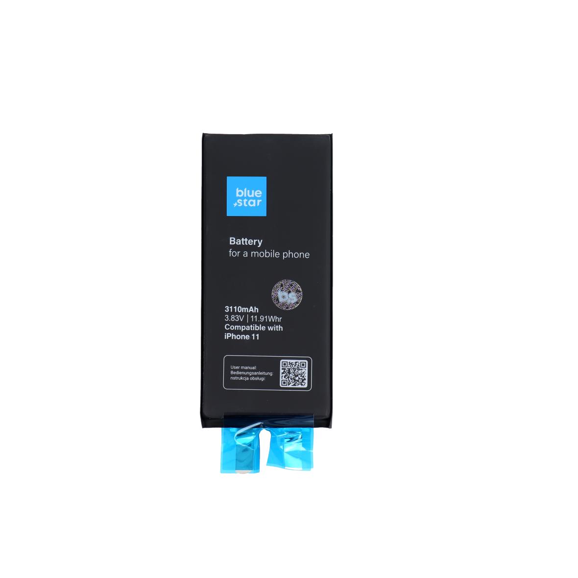 Bateria bez BMS do iPhone 11 3110 mAh Blue Star HQ