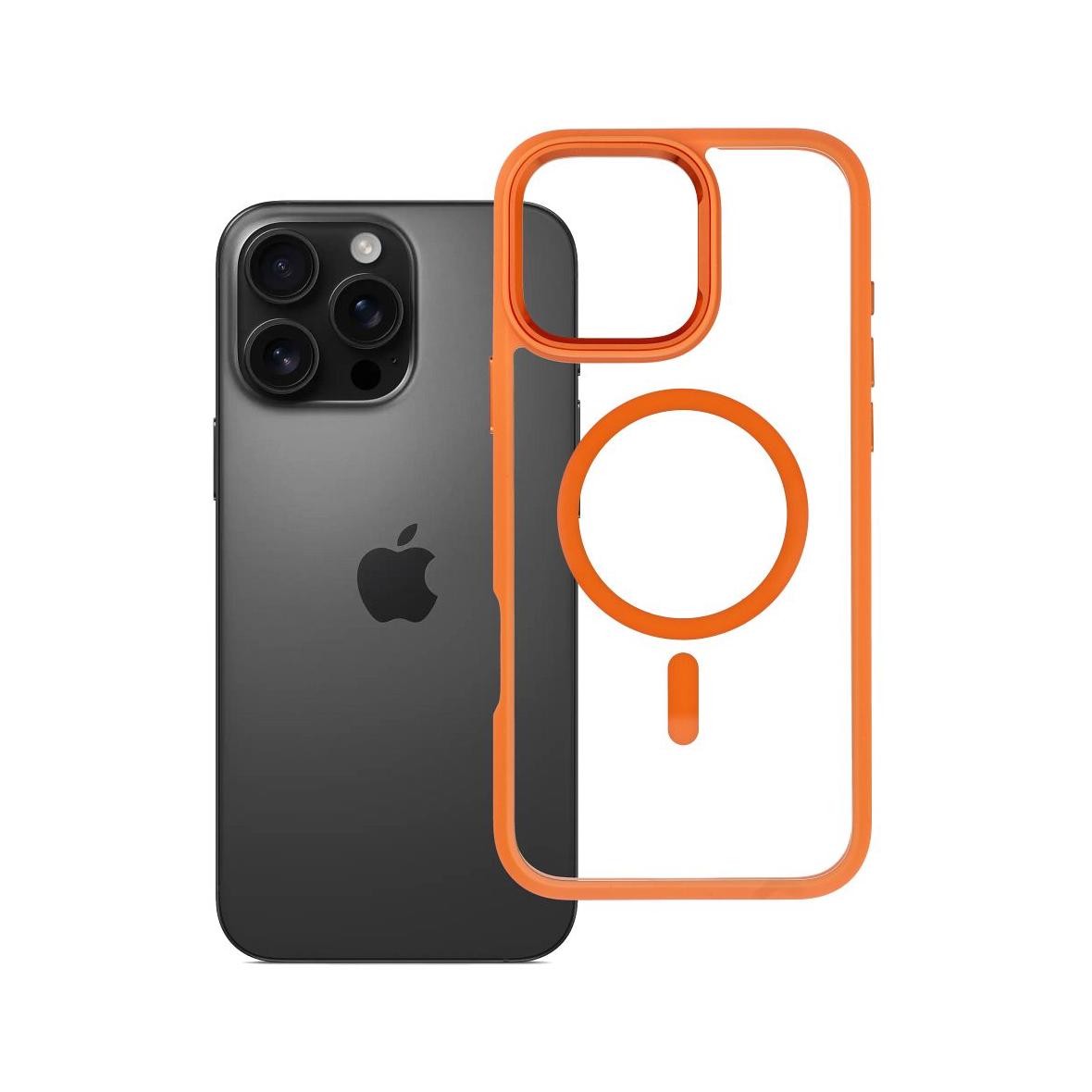 ROAR futerał MAG BUMPER kompatybilny z MagSafe do IPHONE 16 Pro Max pomarańczowy