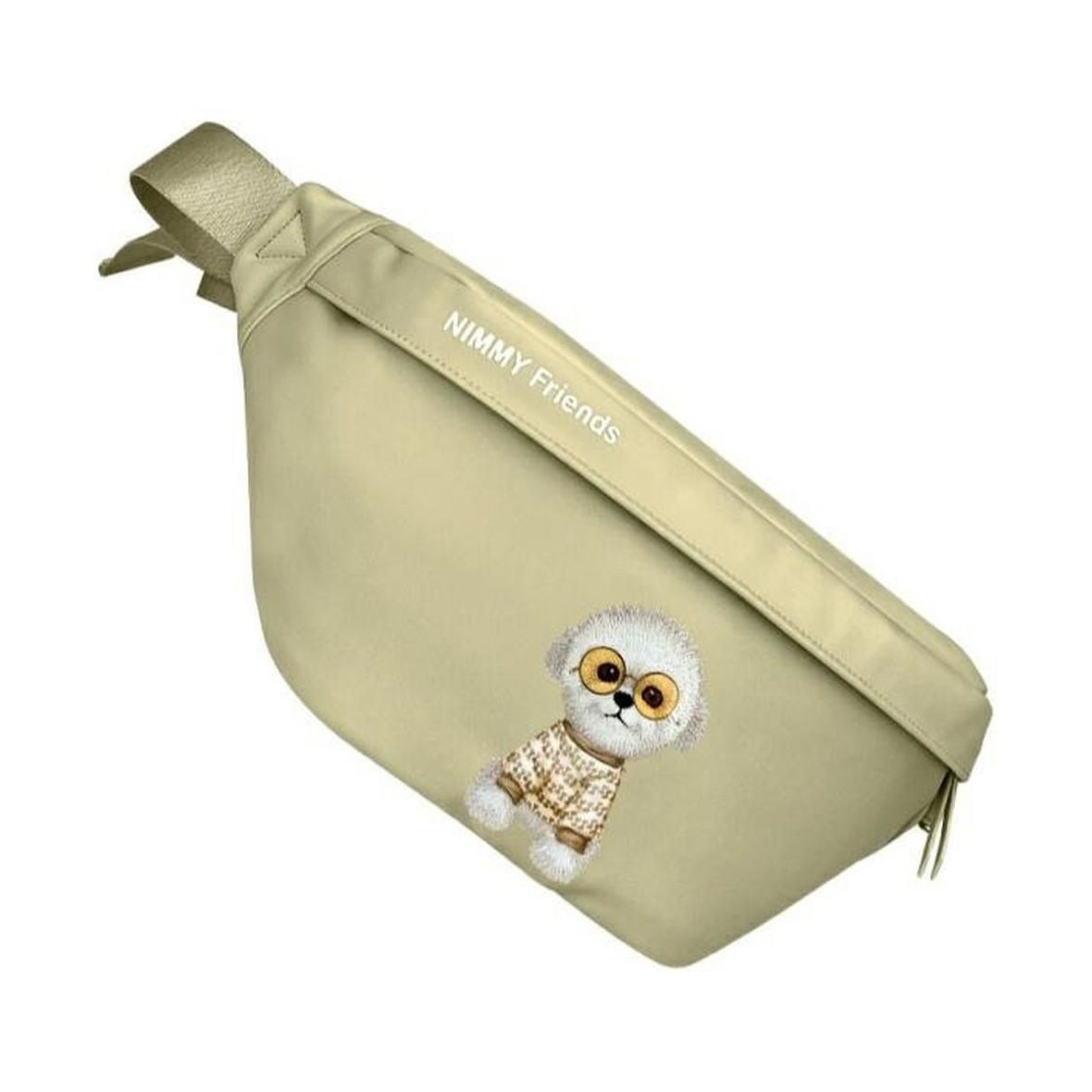 NIMMY nerka na ramię GLASSES COOL DOG khaki