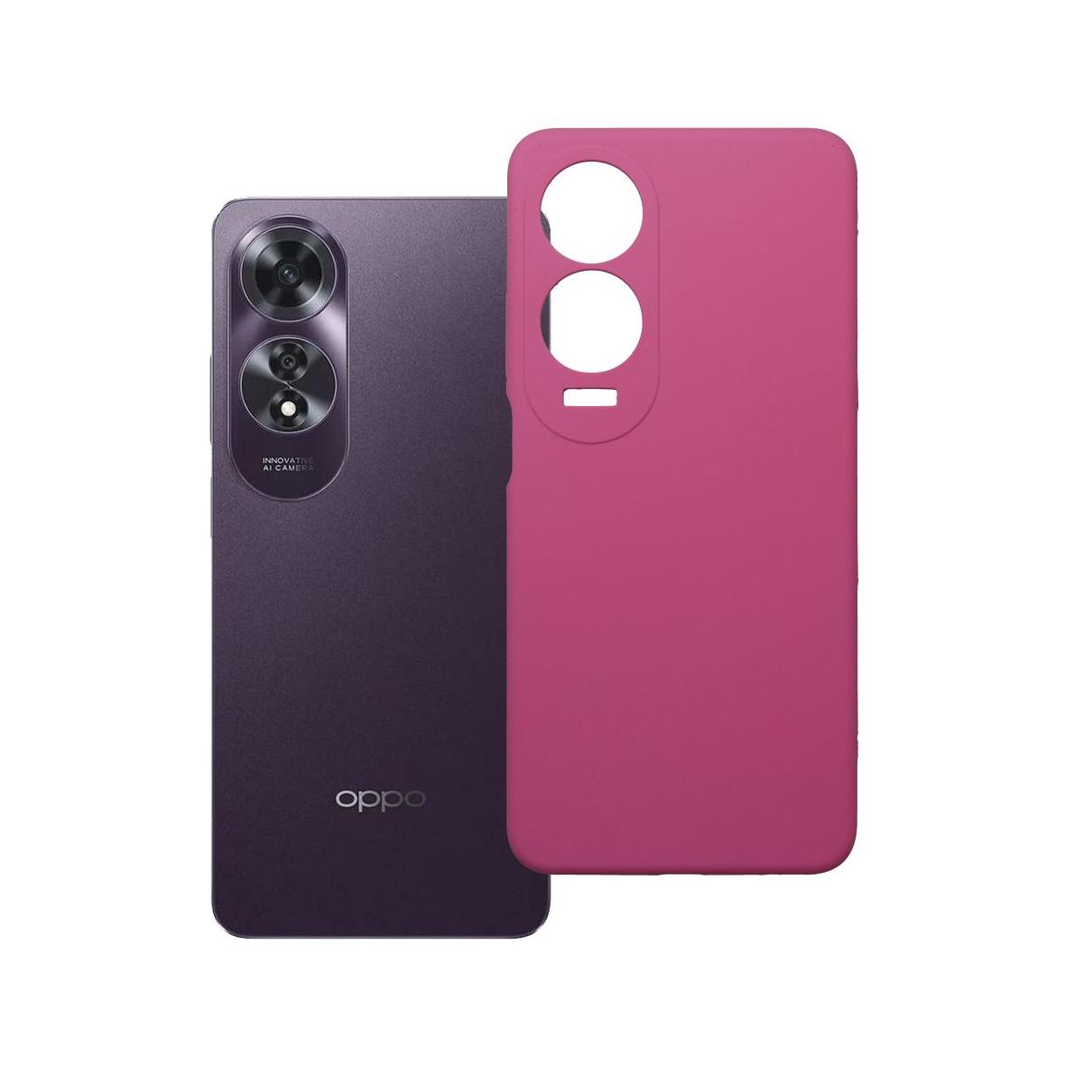Futerał do Oppo A60 Silicone 2mm różowy