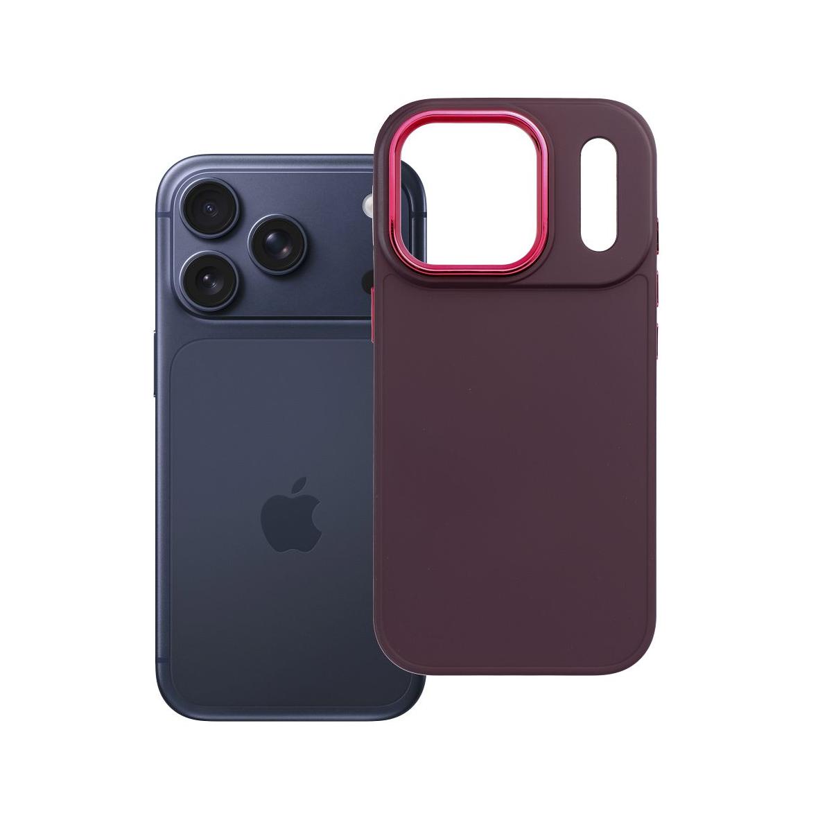 Futerał do iPhone 17 PRO Frame fioletowy