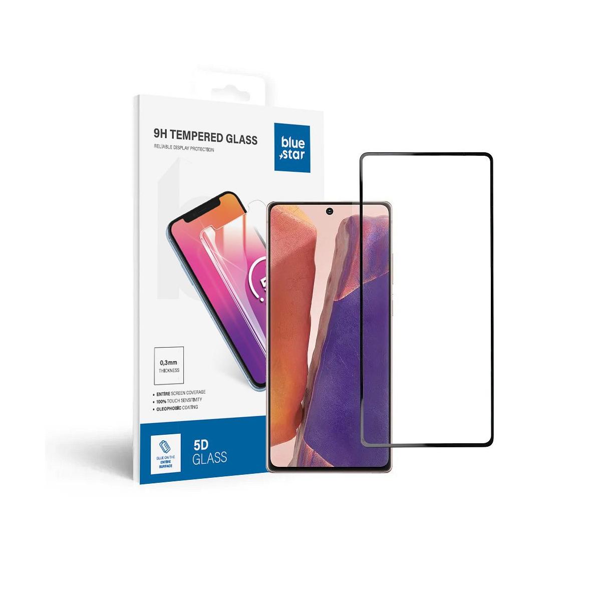 Szkło hartowane do Samsung Galaxy Note 20 (full glue/case friendly/działający czytnik) - czarny
