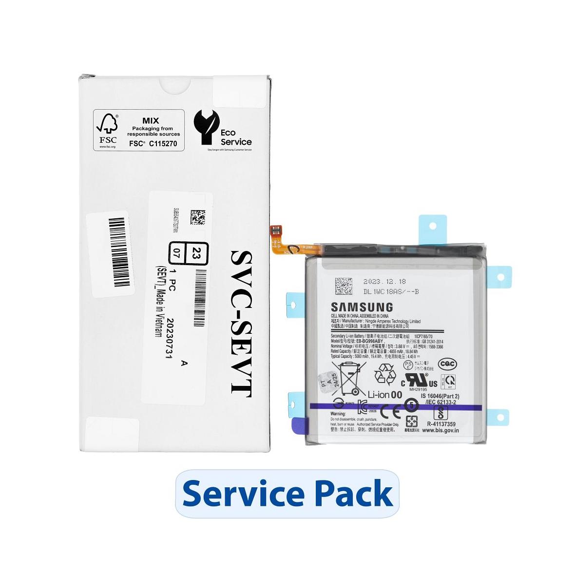 ServicePack Bateria EB-BG998ABY do SAMSUNG S21 Ultra 5G G998B GH82-24592A