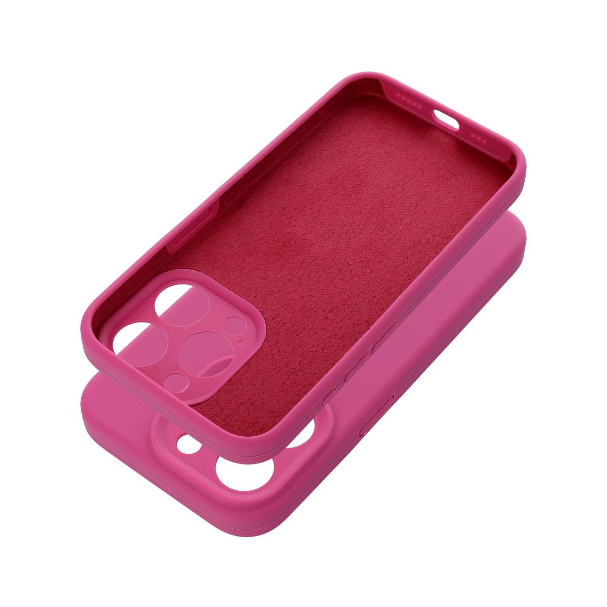 Futerał do iPhone 16 PLUS Silicone 2mm różowy