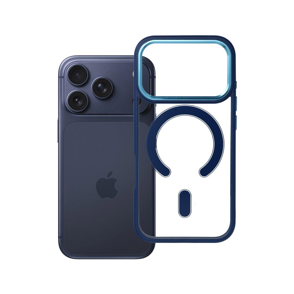 Futerał do iPhone 17 PRO Color Edge Mag Cover zgodny z MagSafe niebieski