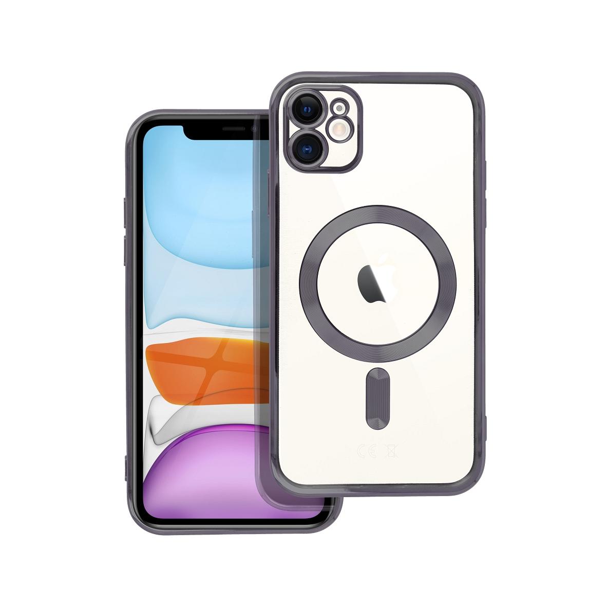 Futerał do iPhone 11 Electro Mag Cover zgodny z MagSafe czarny
