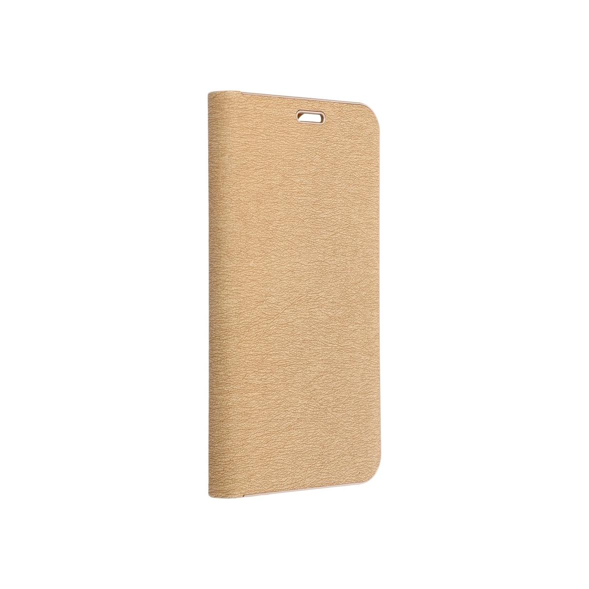 Etui z klapką na Samsung A13 4G Luna Book Gold złote
