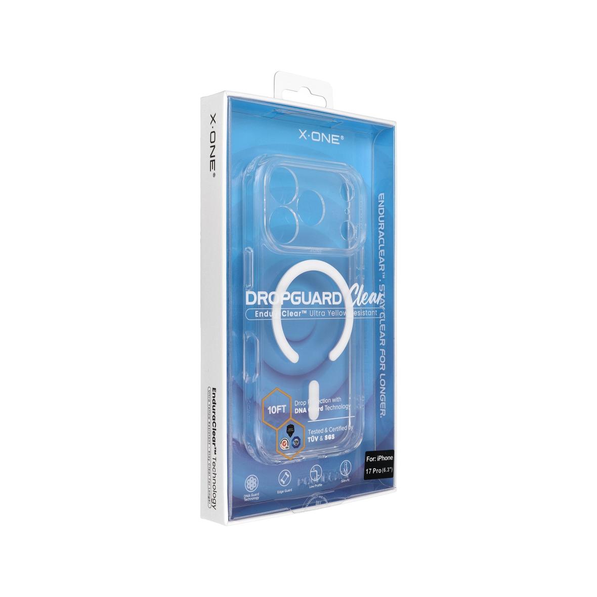 Futerał X-ONE Endura Clear Case (kompatybilny z MagSafe) - do Apple iPhone 17 Pro transparentny
