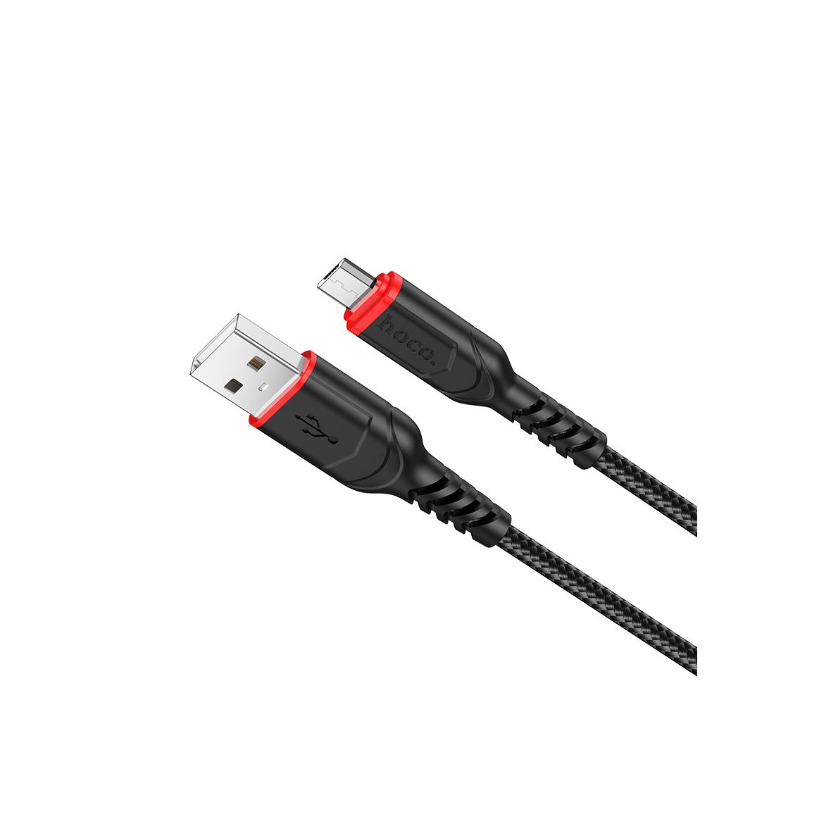 Kabel USB A do Micro USB Hoco 2,4A 3 m X59 czarny
