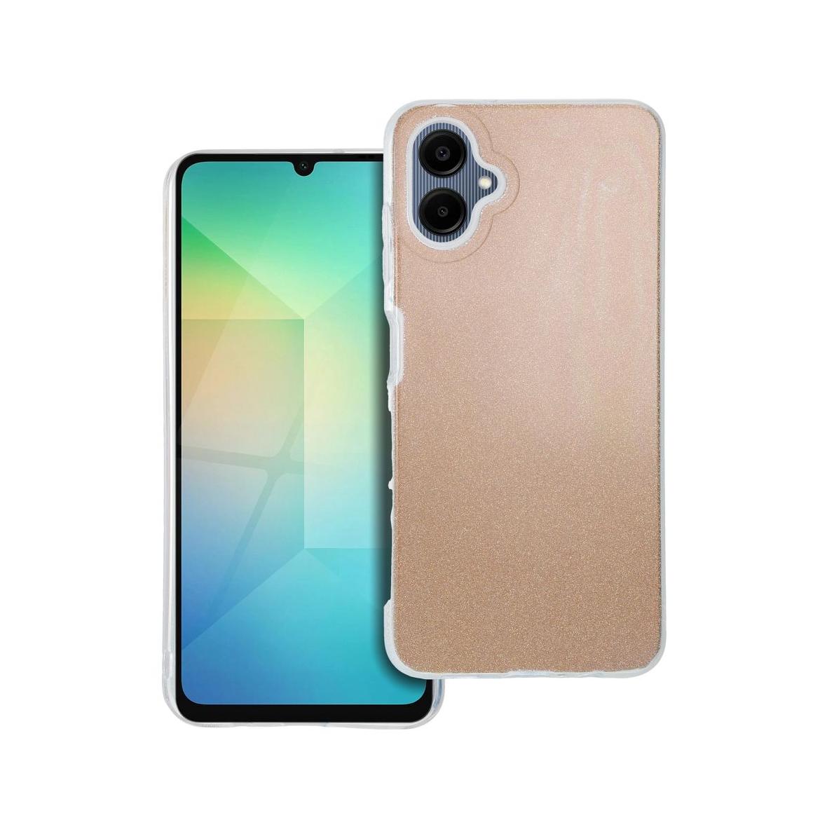 Futerał do Samsung A06 4G Shining złoty